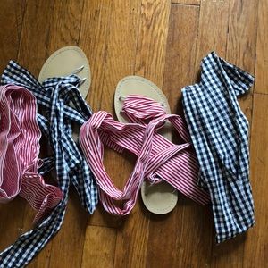 Zara Flat Ribbon sandal